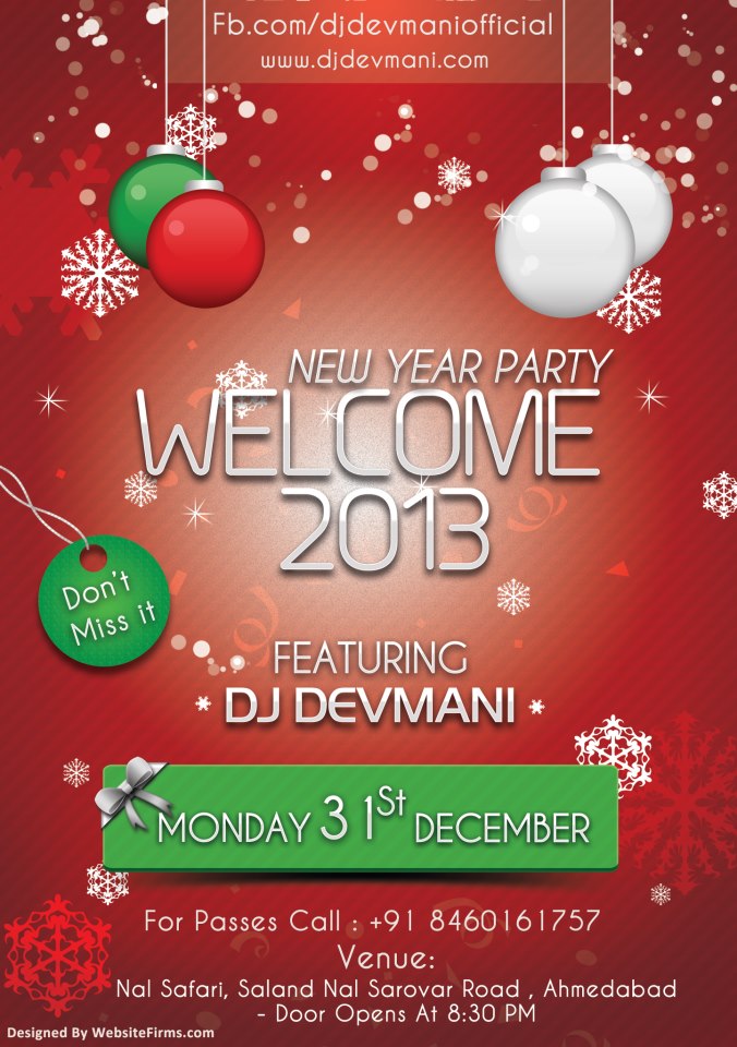 New Year Celebration with DJ Devmani in Ahmedabad - Nal safari